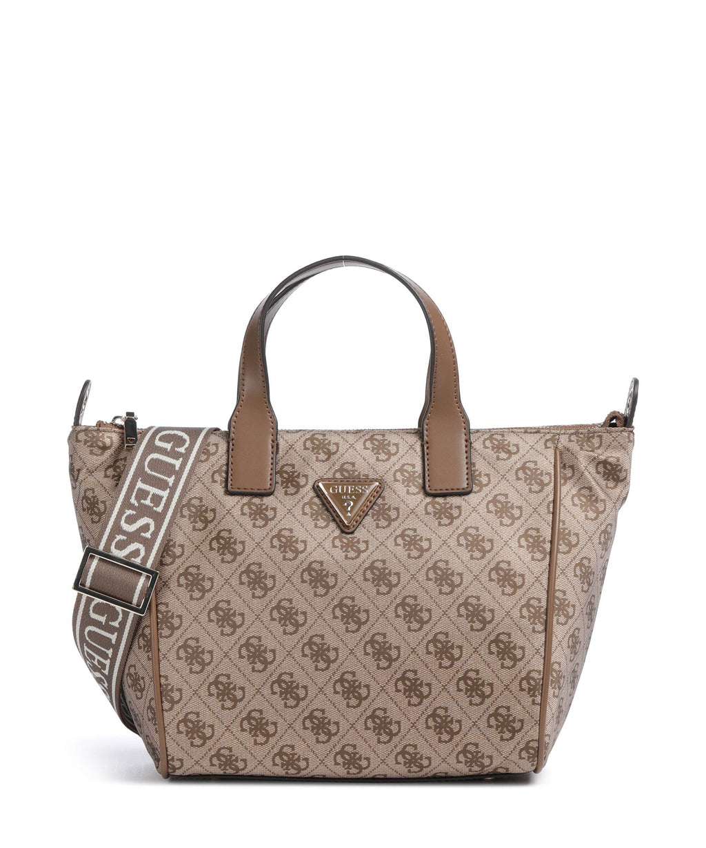 Guess Adrian Logo Small Handbag latte logo
