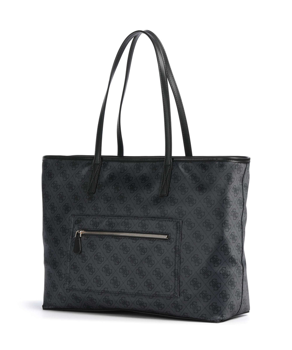 Guess Adrian Tech Logo Large Tote bag coal logo