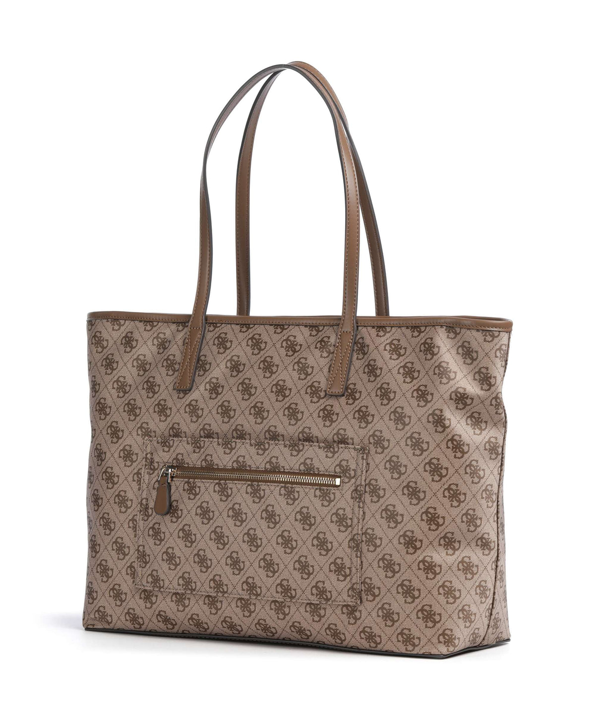 Guess Adrian Tech Logo Large Tote bag latte logo