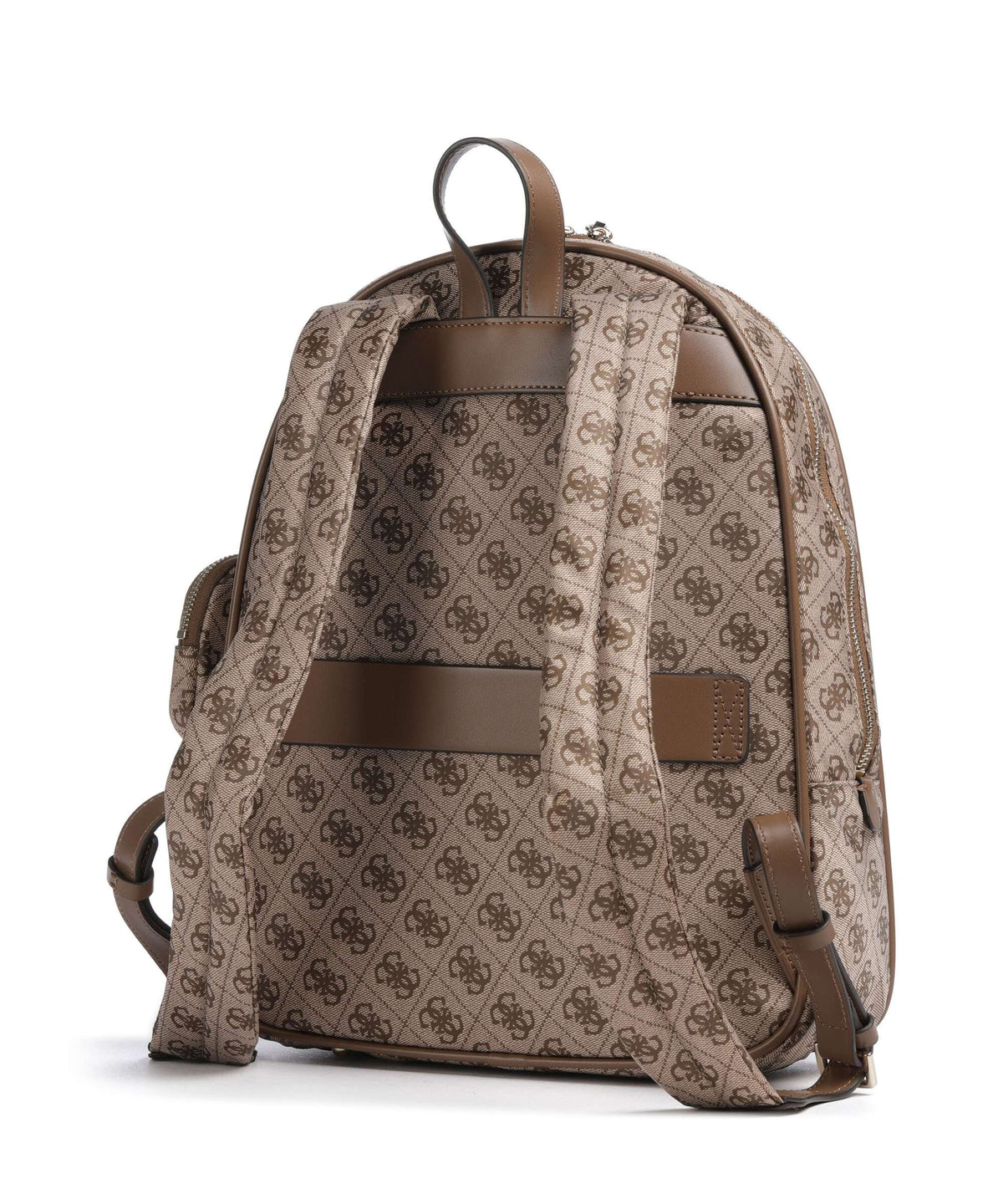 Guess Adrian Tech Logo Large Backpack latte logo