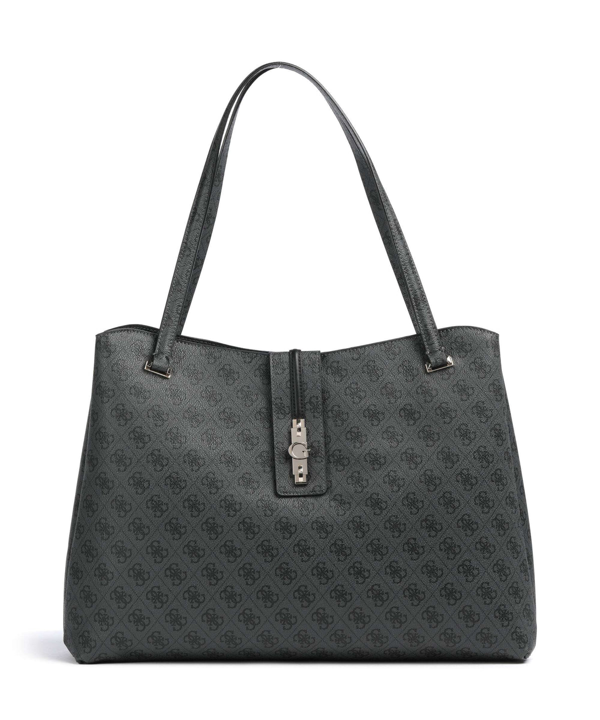 Guess Yvonne Logo Tote bag coal logo