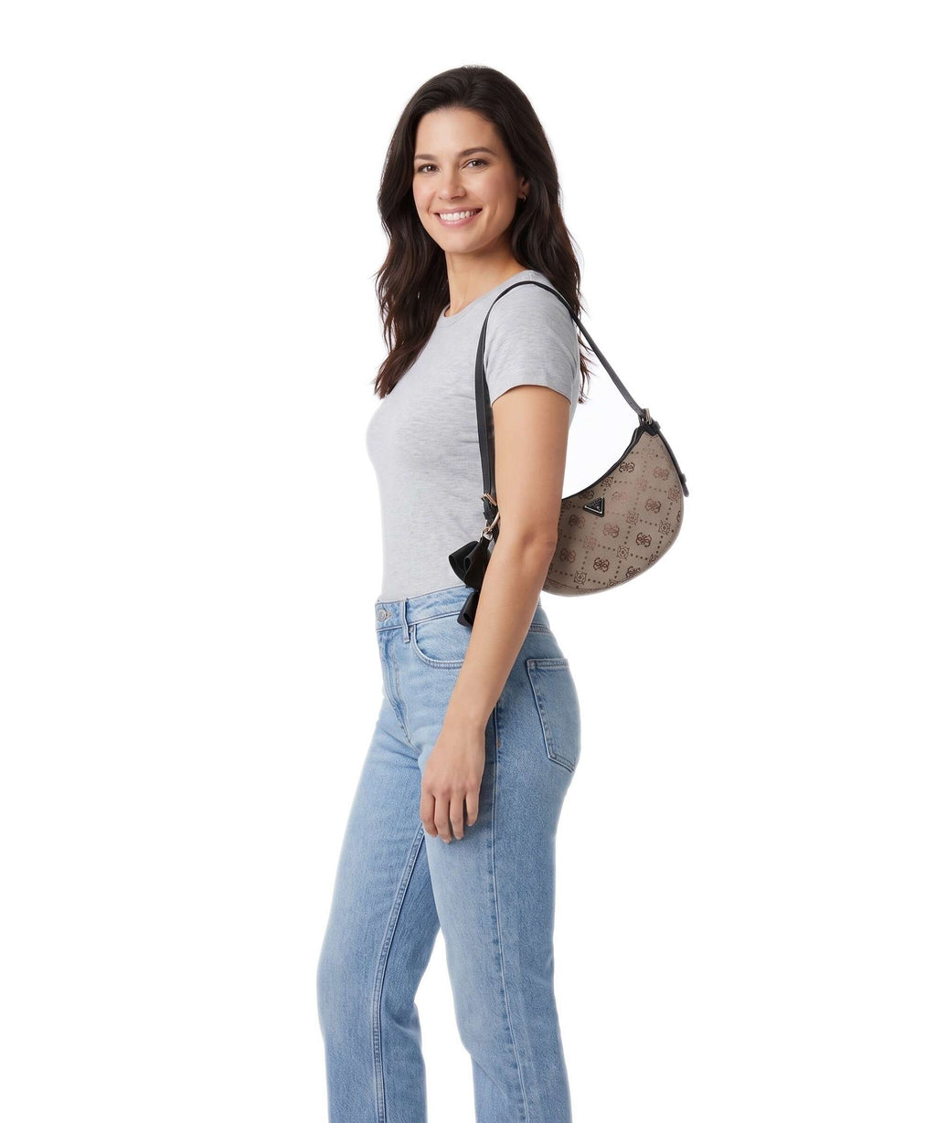 Guess Dorothy Shoulder bag latte logo/black