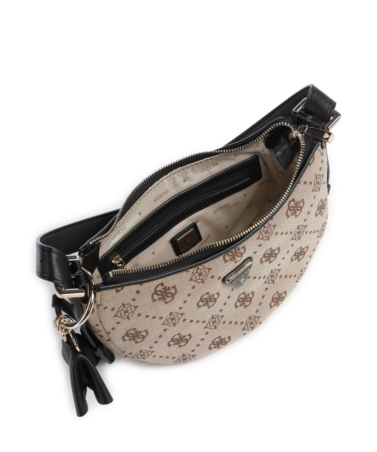 Guess Dorothy Shoulder bag latte logo/black
