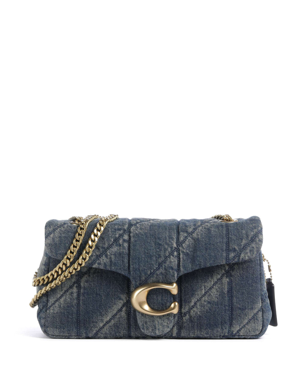 Coach Tabby Soft Quilted Loved Denim 26 Shoulder bag dark indigo