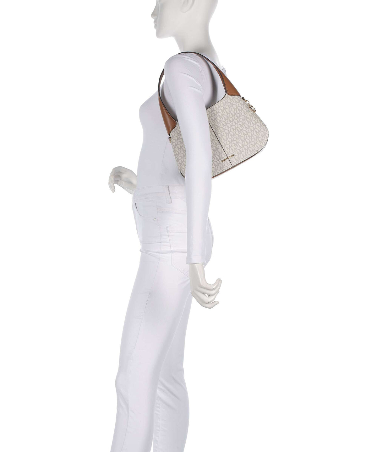 Michael Kors Alice Small Shoulder bag vanilla/acorn