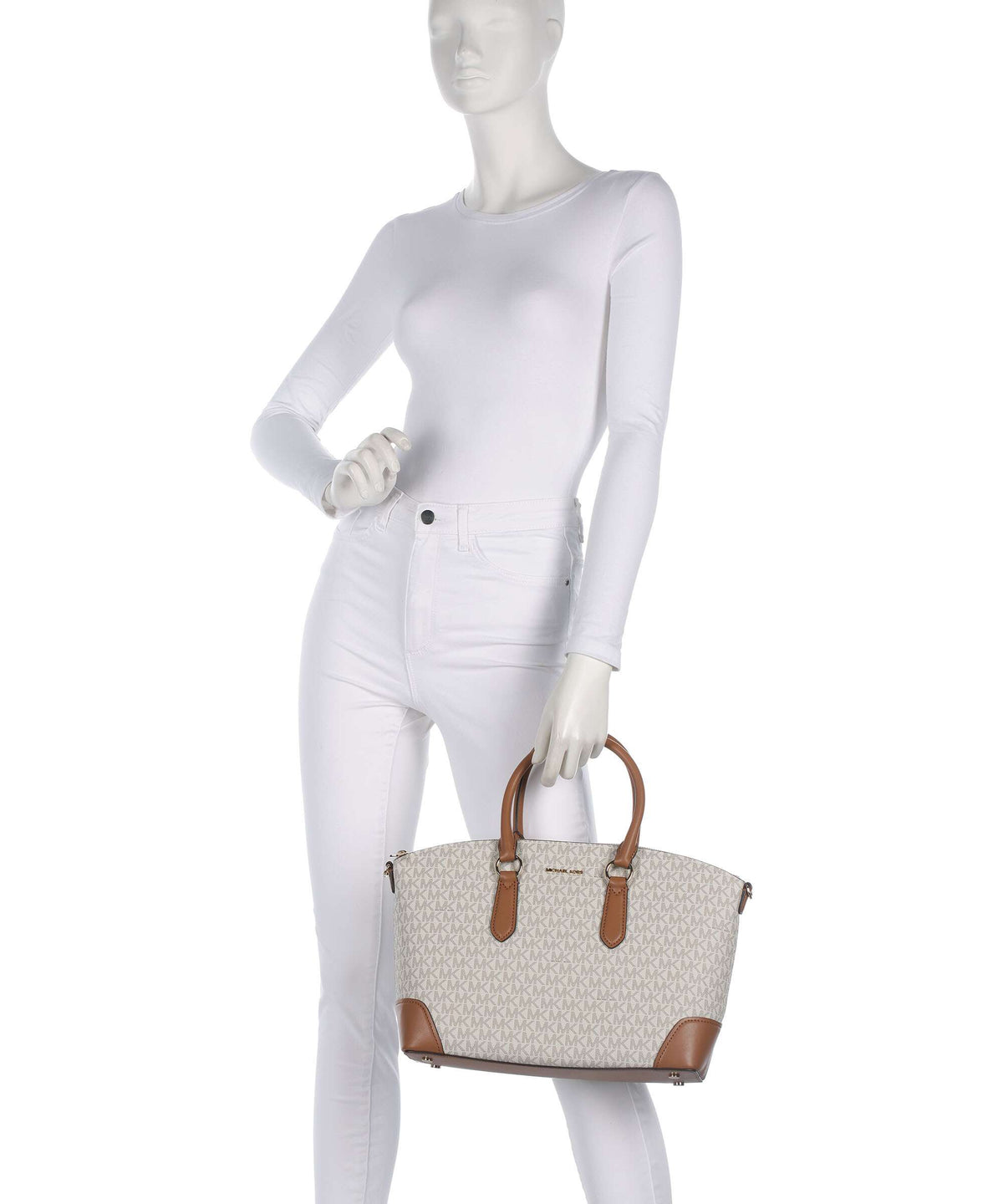 Michael Kors Murphy Large Handbag vanilla/acorn