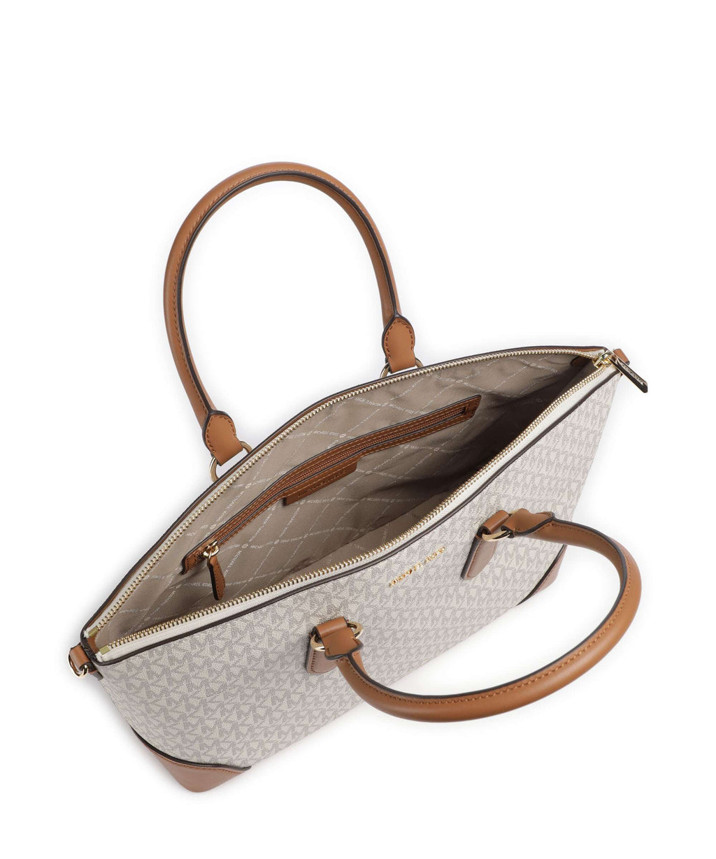 Michael Kors Murphy Large Handbag vanilla/acorn