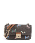 Michael Kors Tribeca Small Shoulder bag brown/acorn