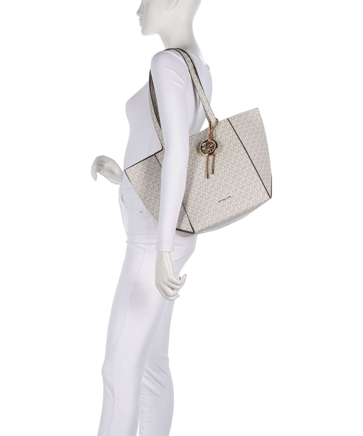 Michael Kors Jordi Medium Tote bag vanilla/acorn