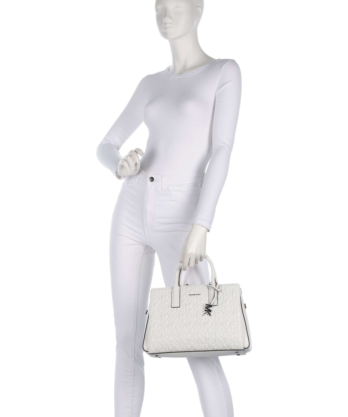 Michael Kors Laila Medium Handbag optic white