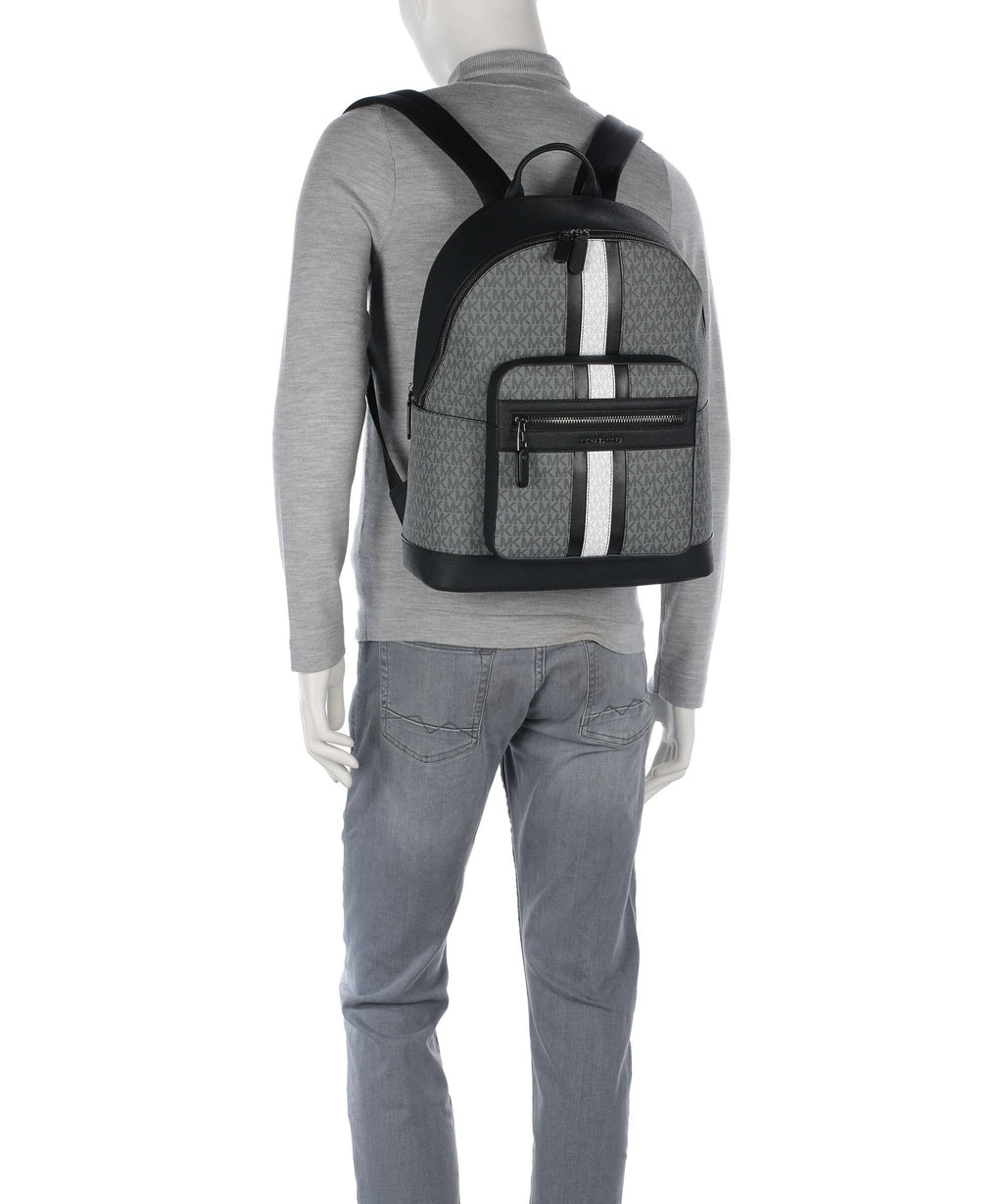 Michael Kors Hudson Backpack str gray/black