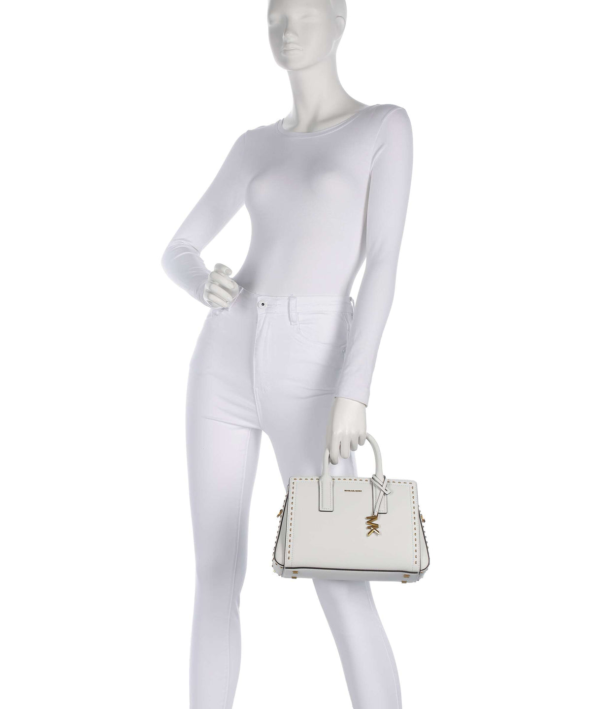 Michael Kors Laila Small Handbag optic white