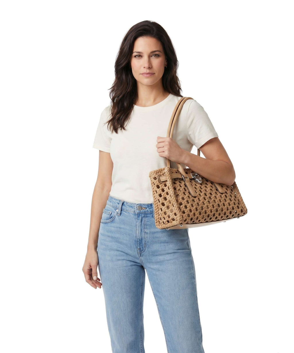 Michael Kors Hamilton Moderne Small Shoulder bag peanut