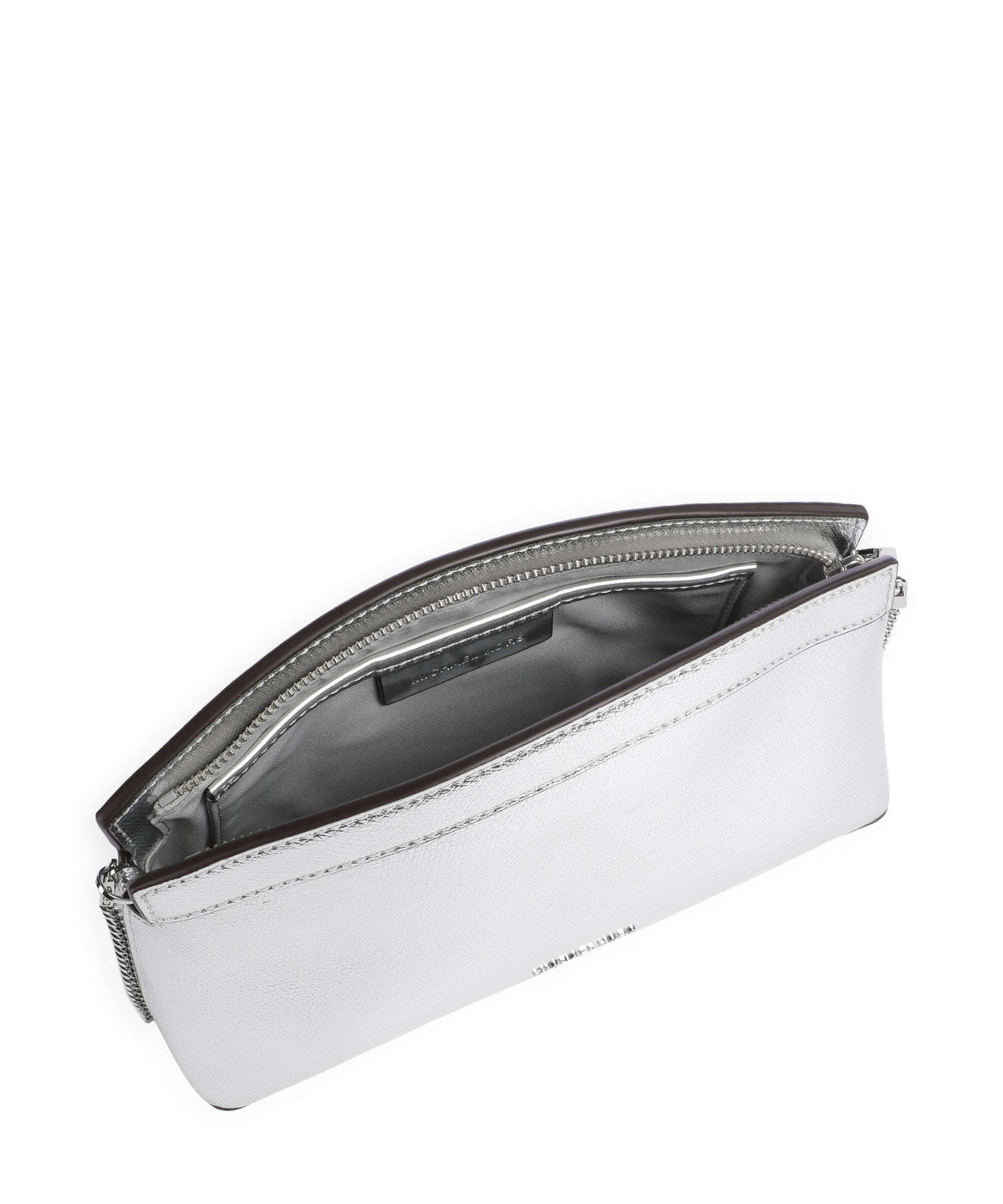 Michael Kors Athena Dome Chain Small Shoulder bag silver
