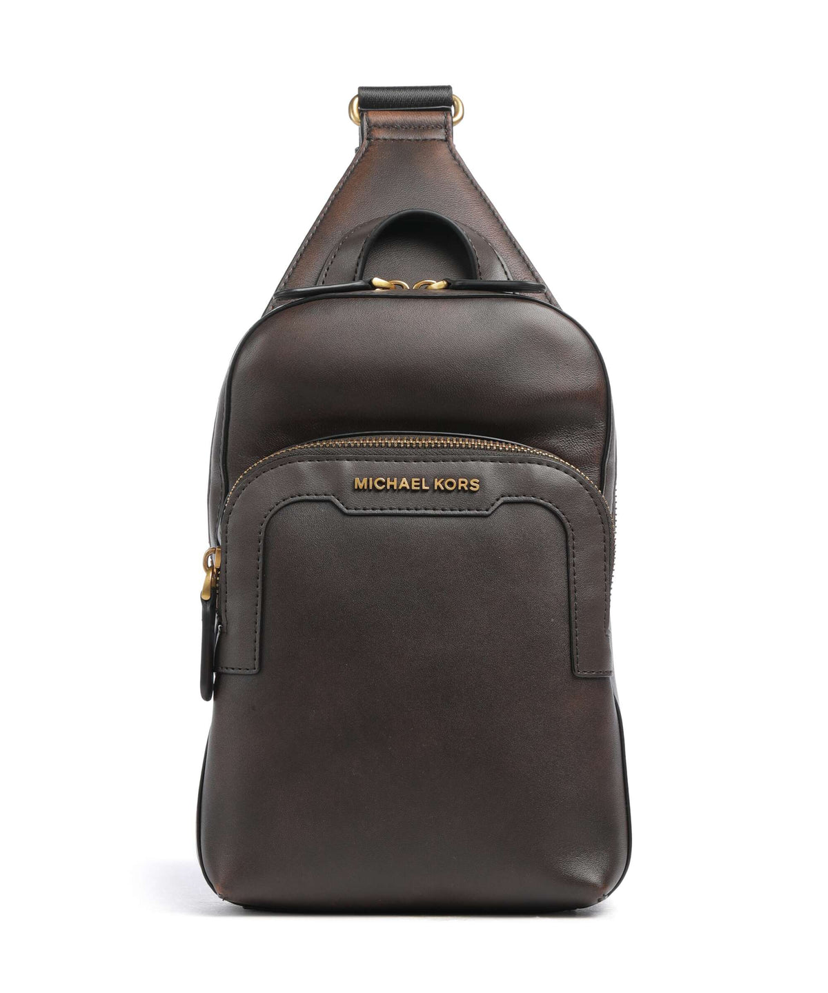 Michael Kors Hudson Medium Sling bag chocolate