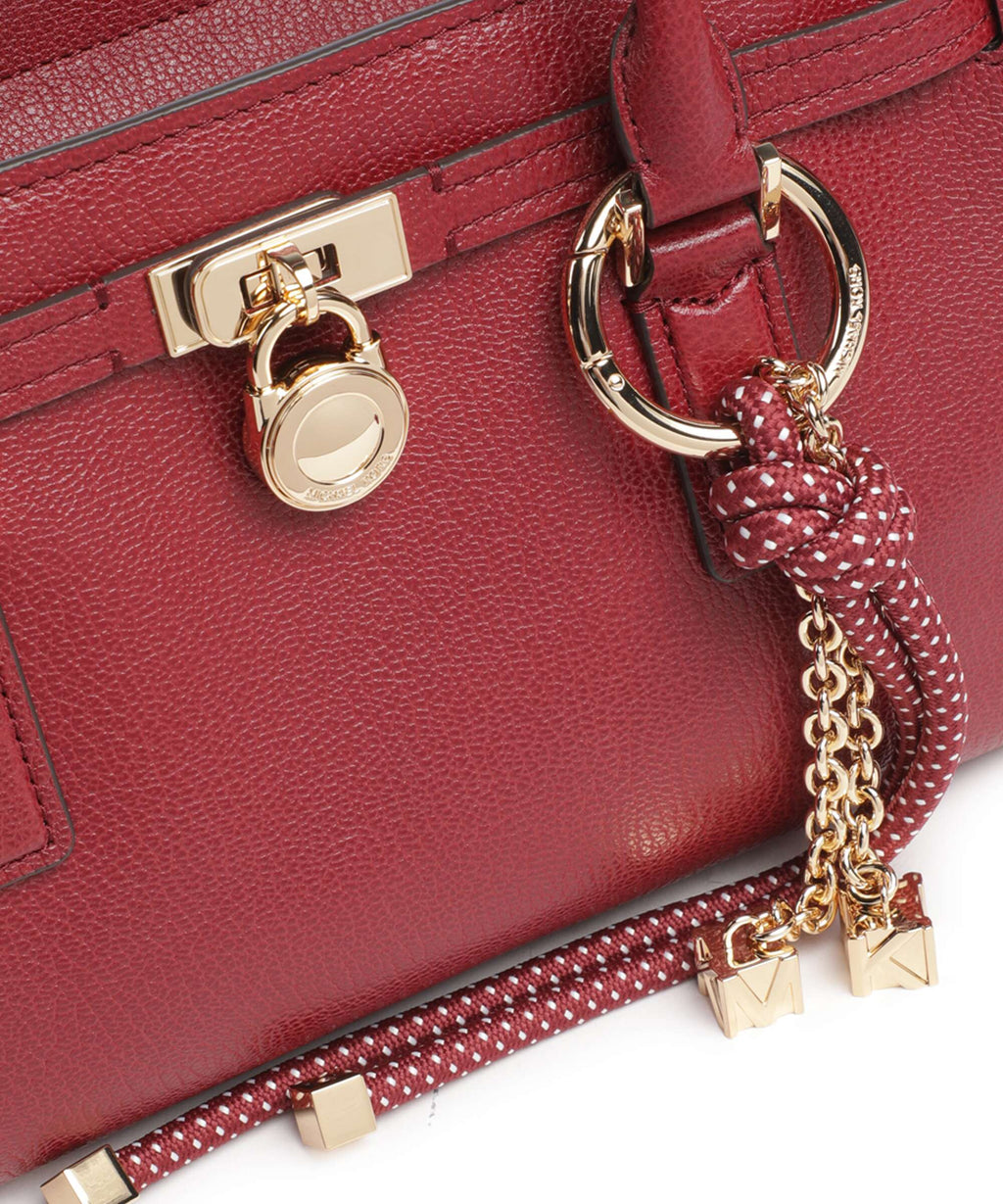 Michael Kors Hamilton Moderne Small Shoulder bag deep red