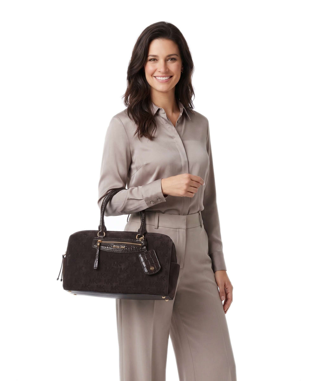 Michael Kors Jet Set Travel Medium Handbag chocolate
