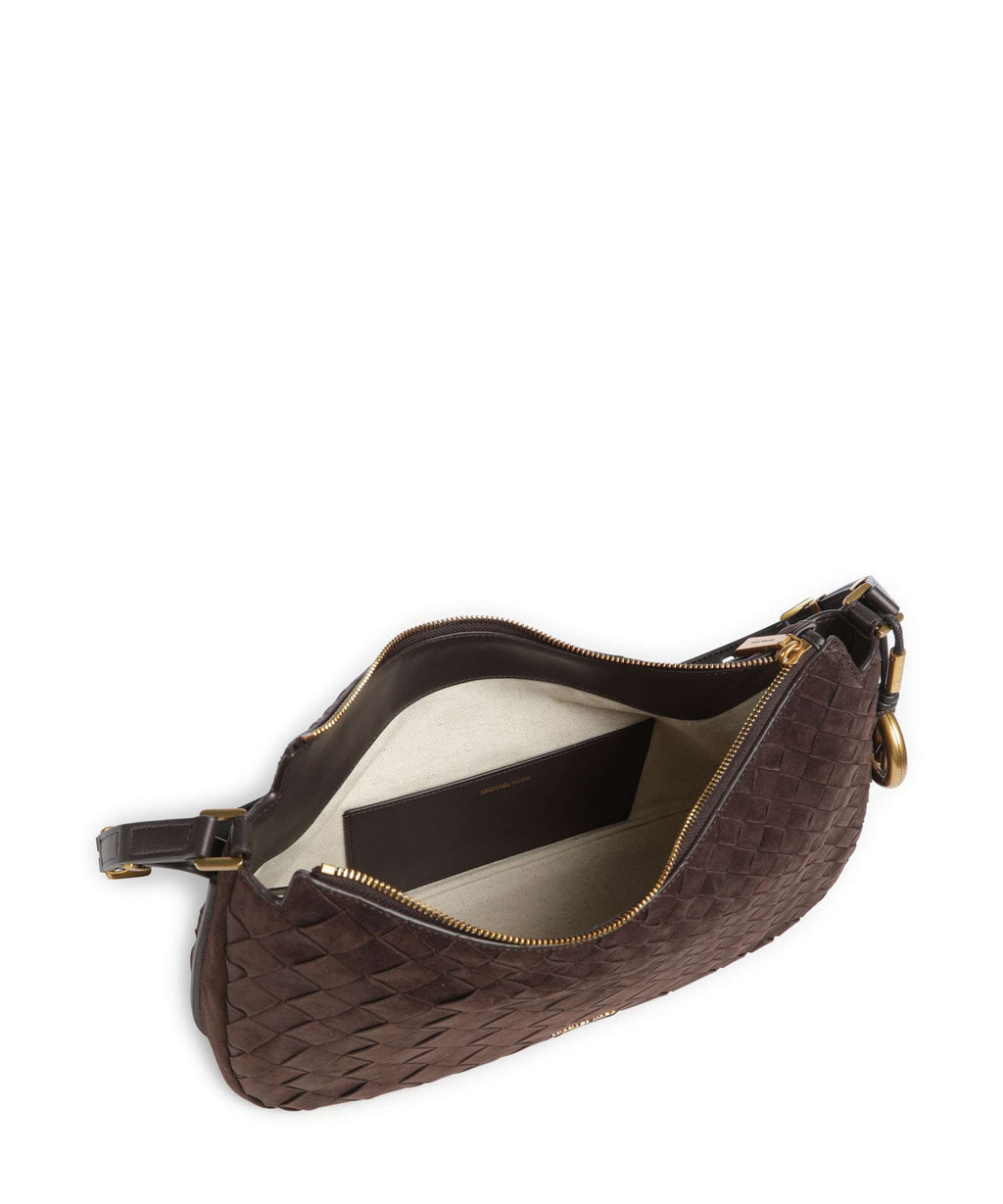 Michael Kors Nolita Medium Hobo bag chocolate