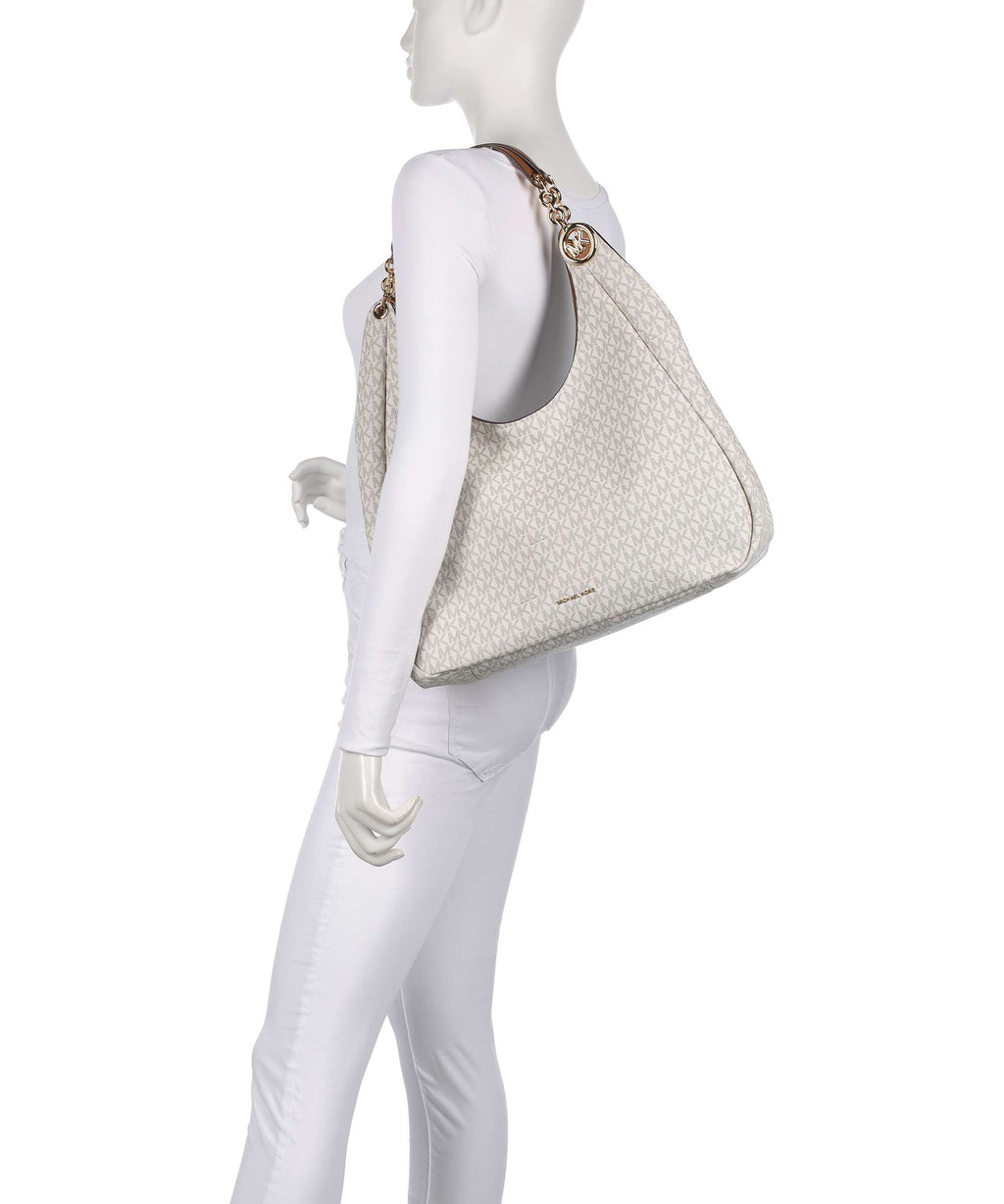 Michael Kors Ellie Large Hobo bag vanilla/acorn