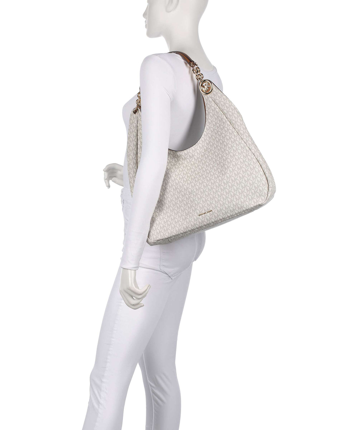 Michael Kors Ellie Large Hobo bag vanilla/acorn