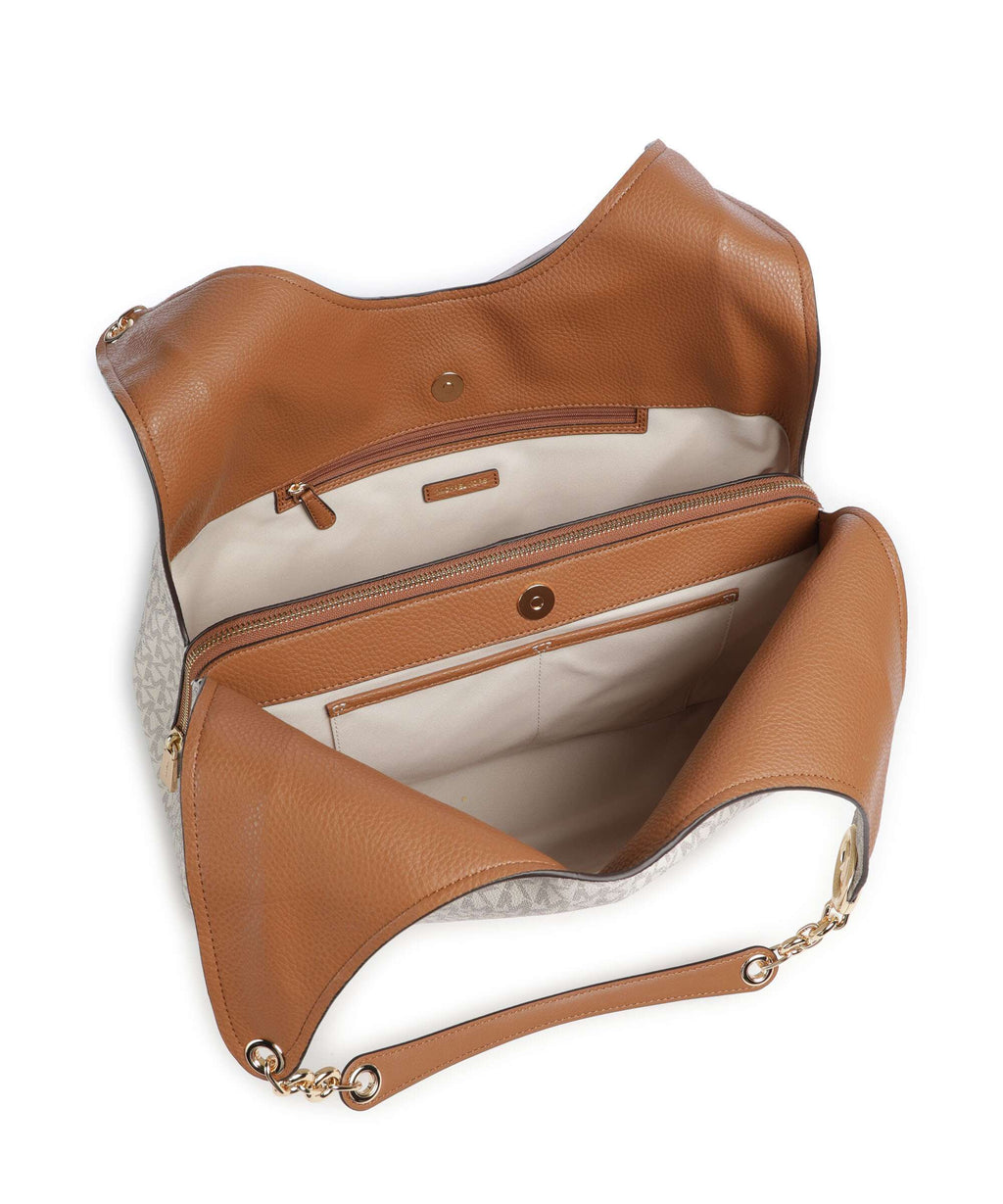 Michael Kors Ellie Large Hobo bag vanilla/acorn