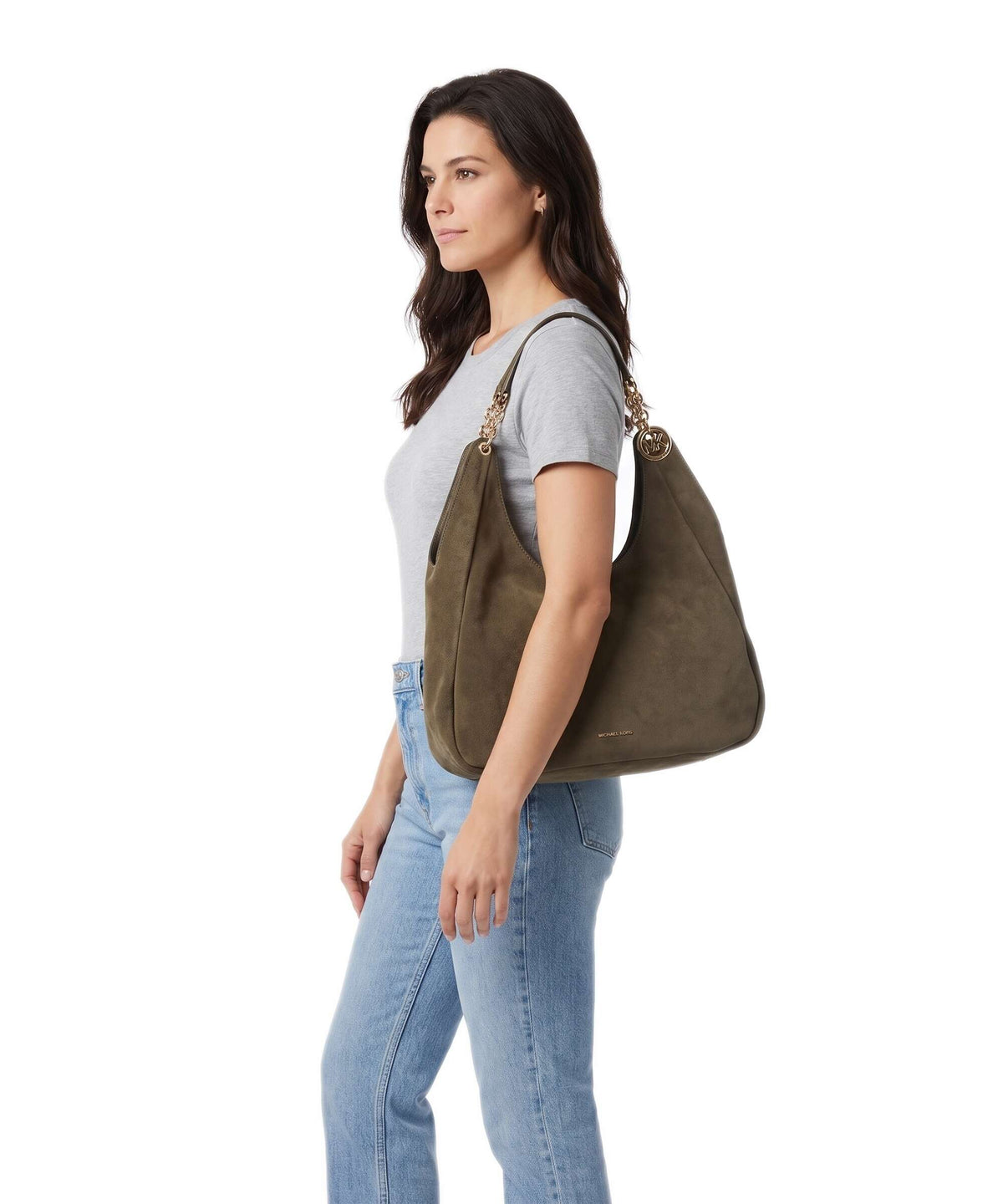 Michael Kors Ellie Large Hobo bag loden