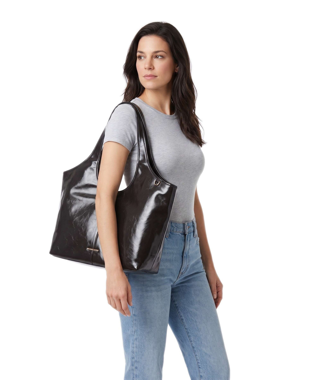 Michael Kors Henly Large Hobo bag chocolate