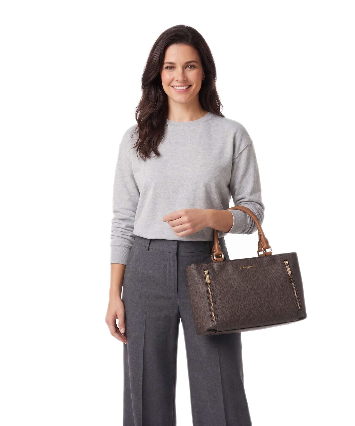 Michael Kors Nabela Small Handbag brown/acorn