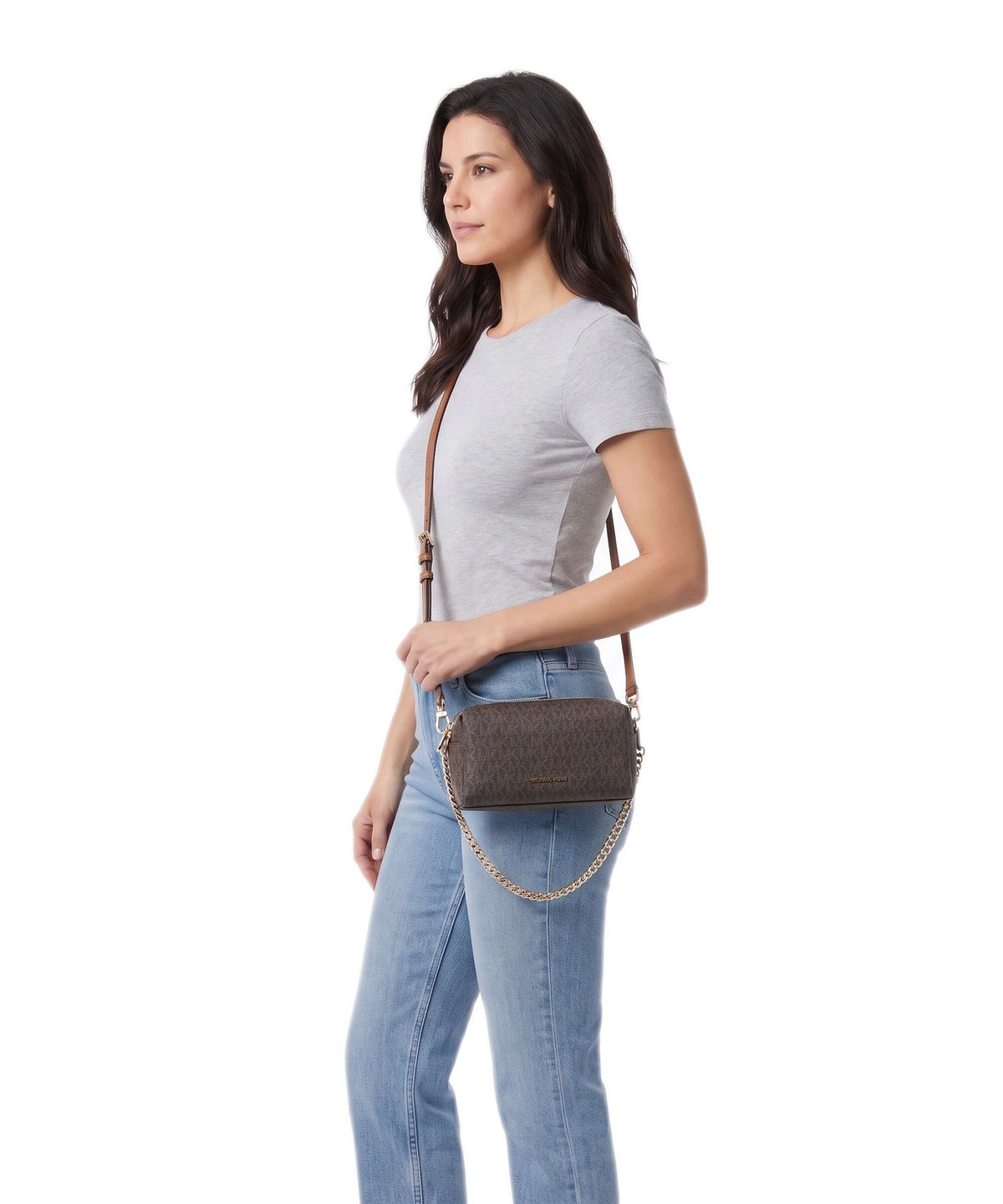 Michael Kors Bryant Small Crossbody bag brown/acorn