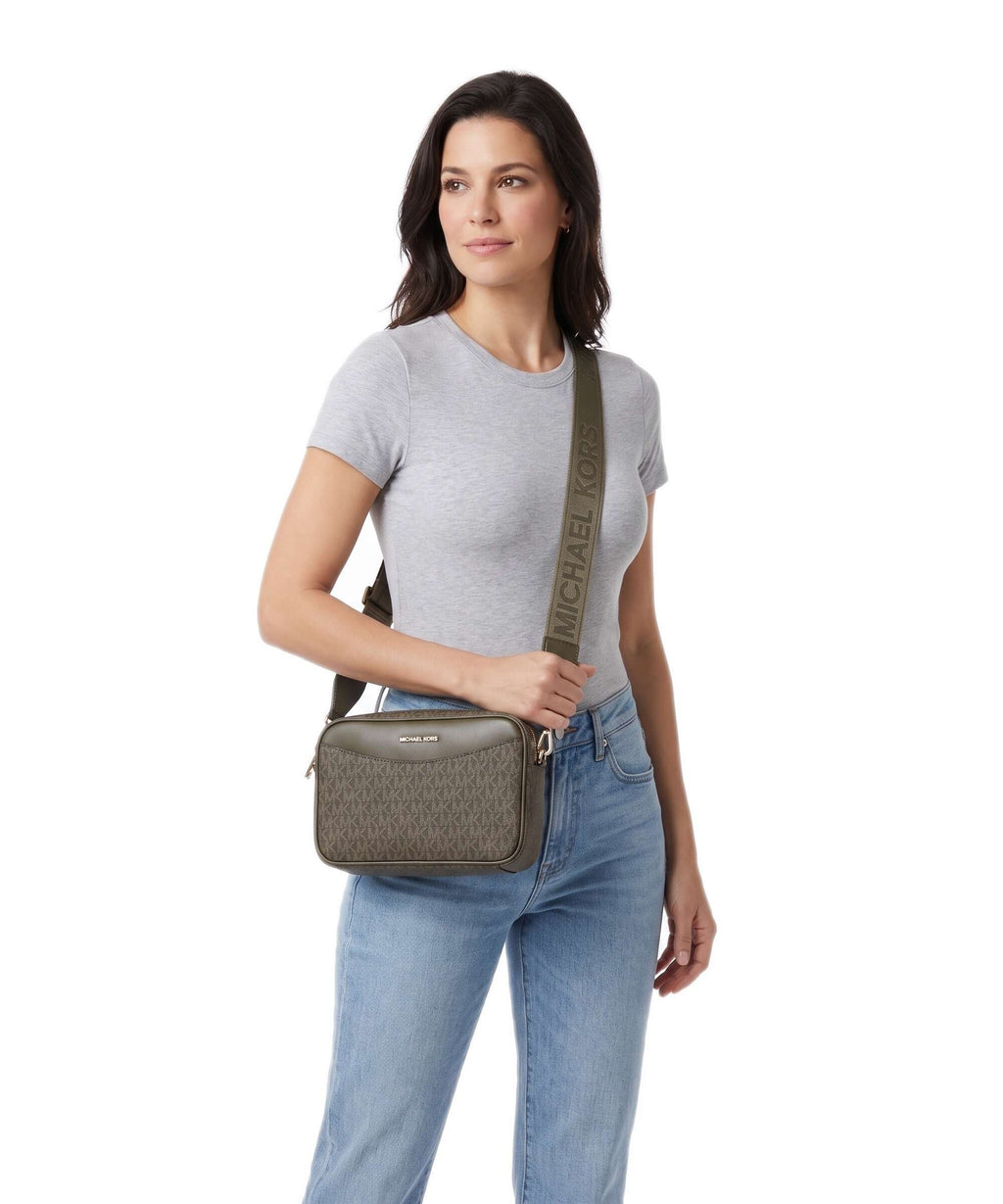 Michael Kors Bev Large Crossbody bag loden