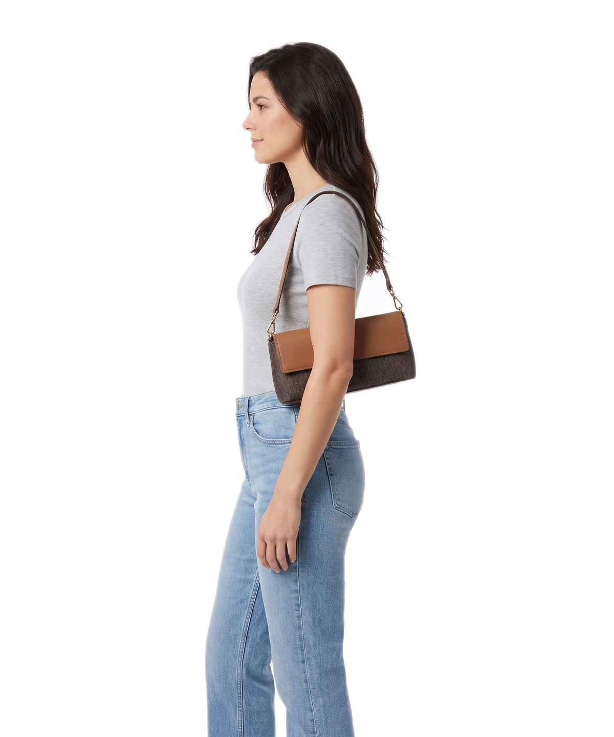 Michael Kors Nabela Medium Shoulder bag brown/acorn
