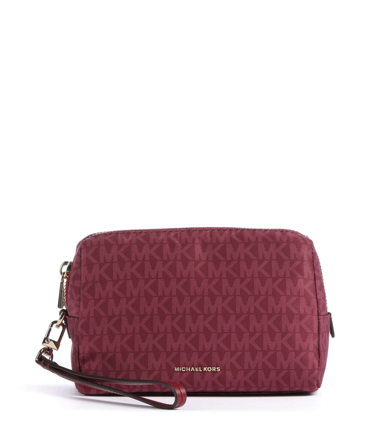 Michael Kors Zadie Small Cosmetic bag deep red