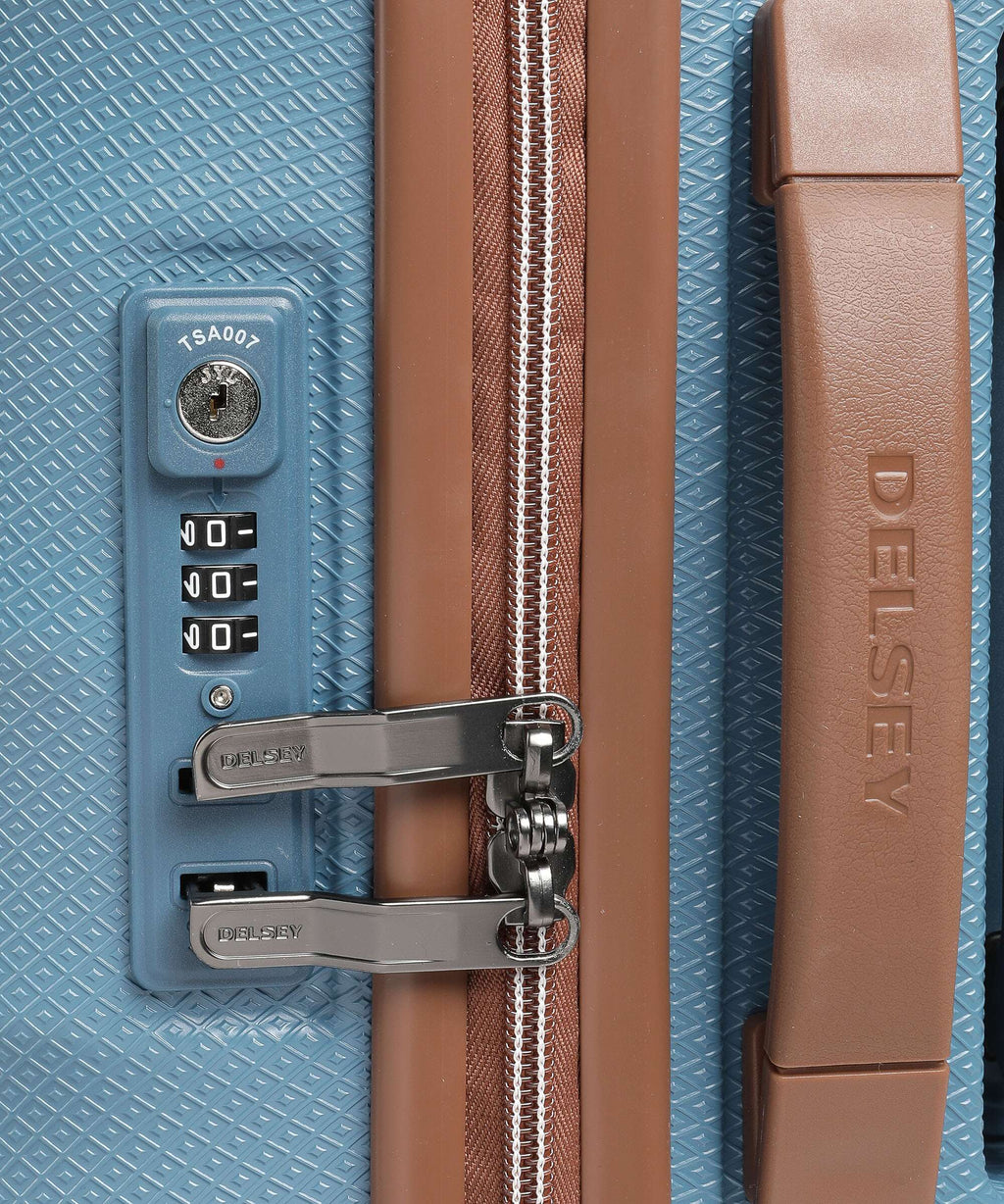 Delsey Paris Carrousel Slim Line Spinner (4 wheels) meerblau
