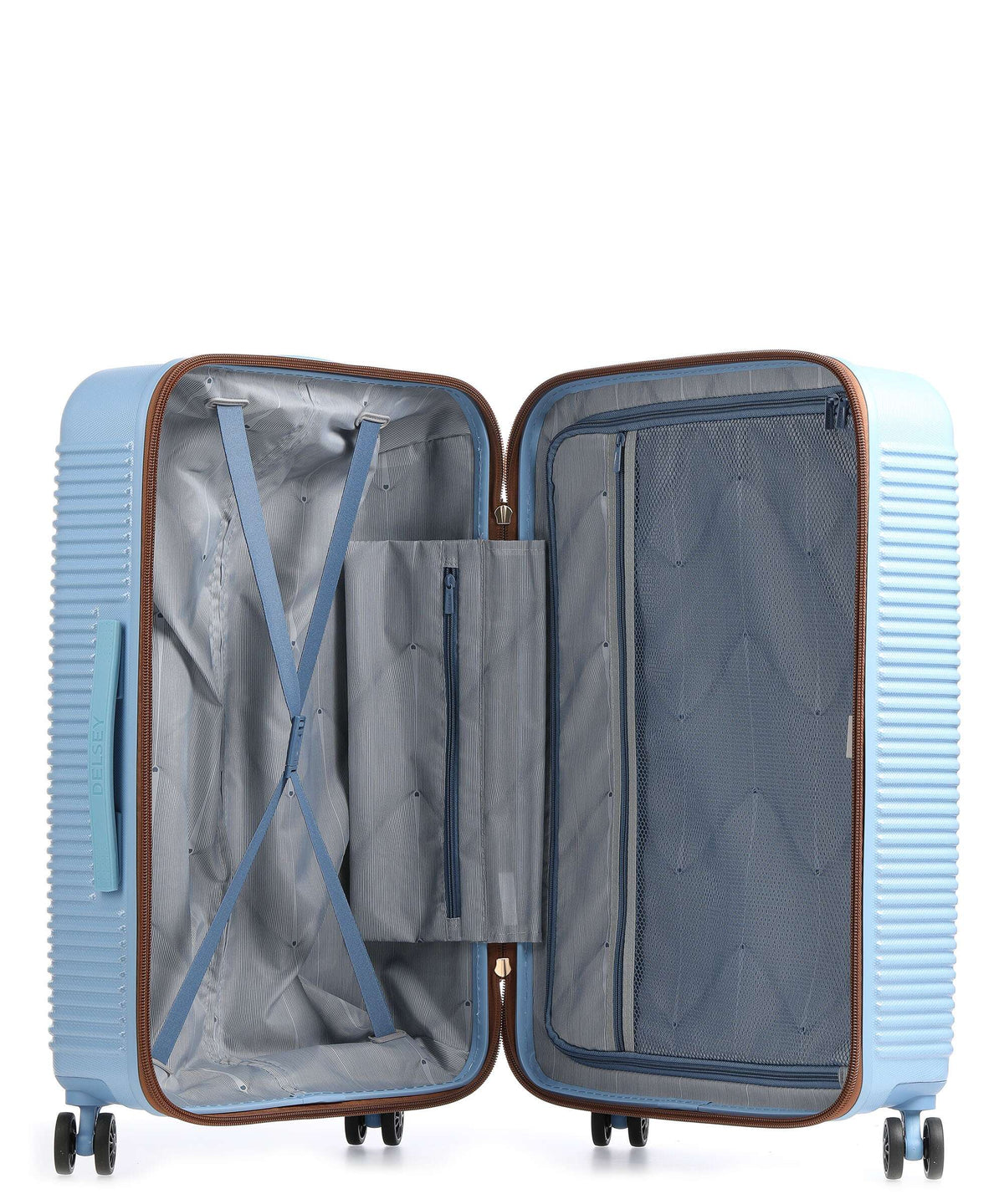 Delsey Paris Freestyle Spinner (4 wheels) himmelblau