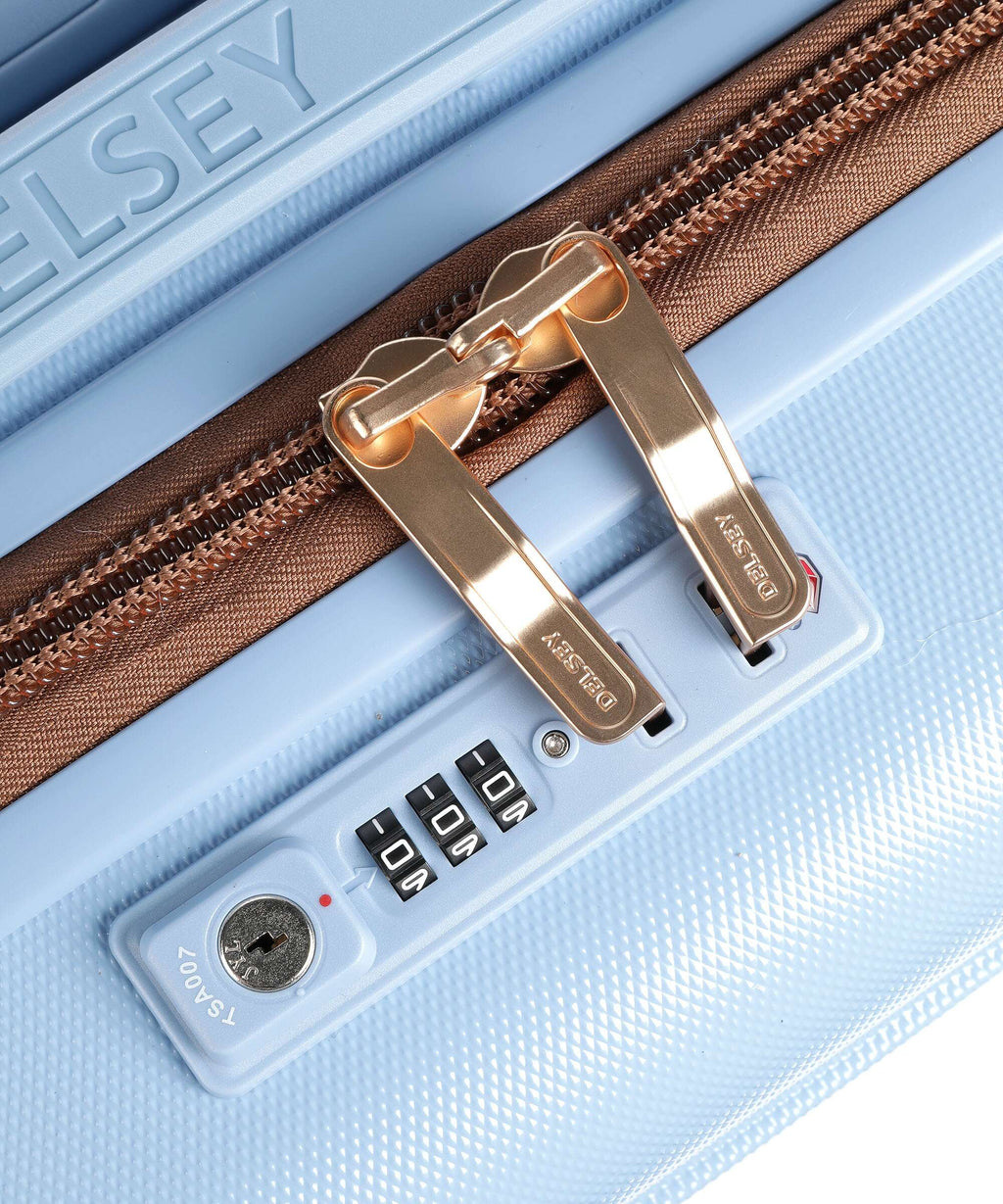 Delsey Paris Freestyle Spinner (4 wheels) himmelblau