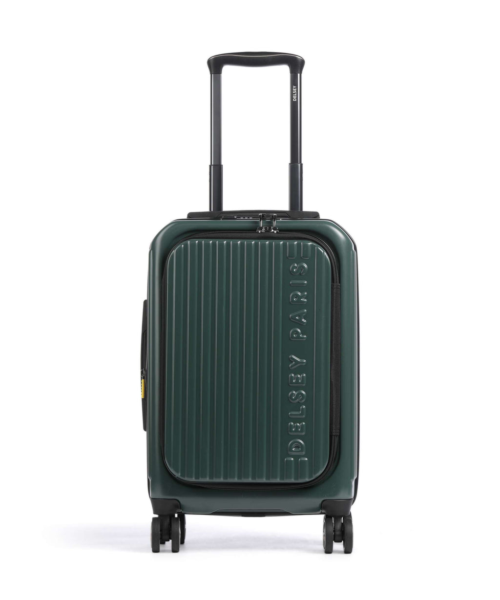Delsey Paris Securitime Spinner (4 wheels) deep green