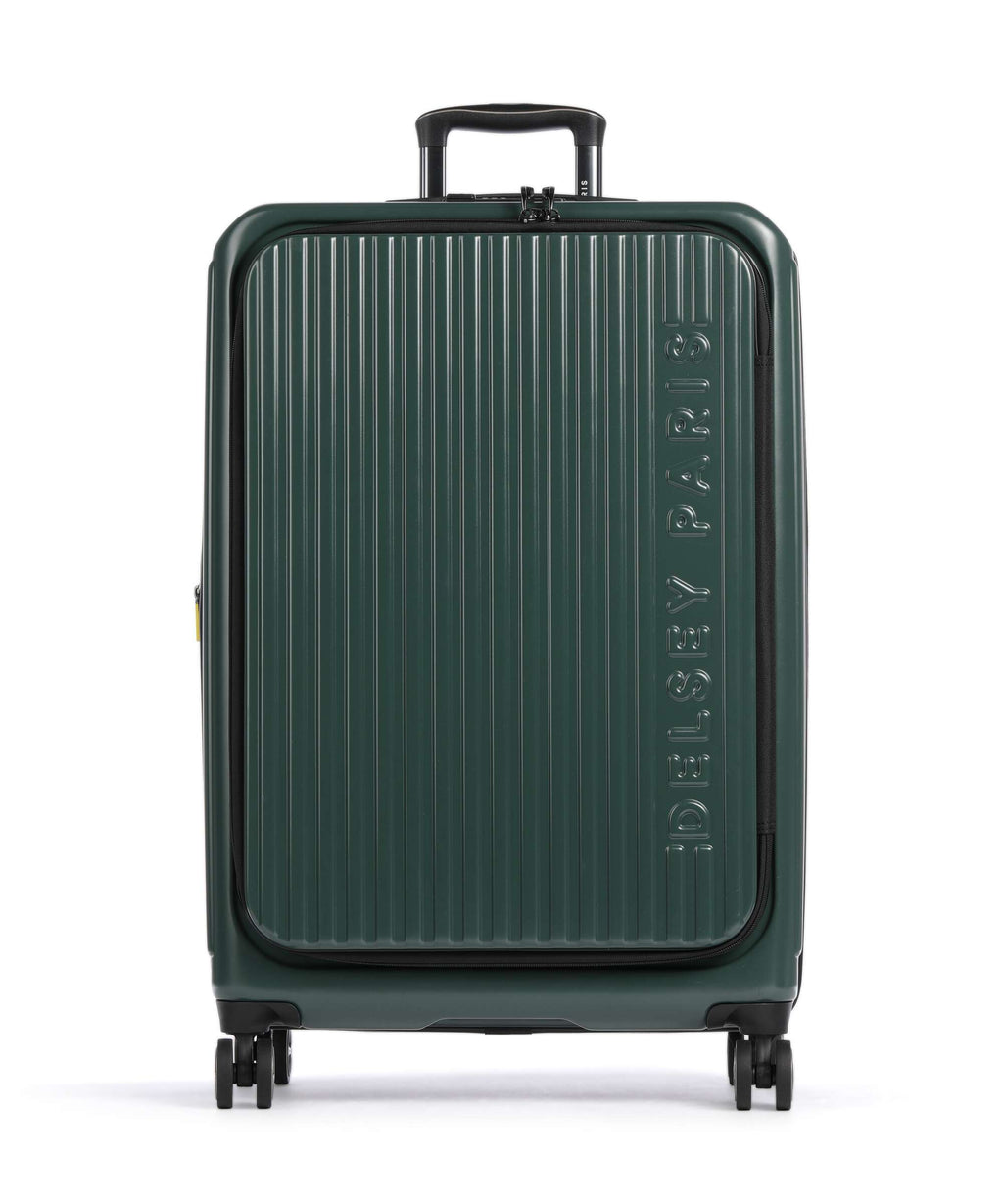 Delsey Paris Securitime Spinner (4 wheels) deep green