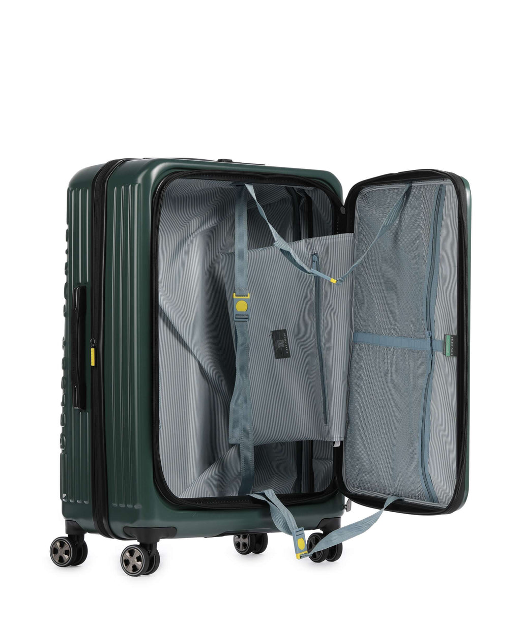 Delsey Paris Securitime Spinner (4 wheels) deep green