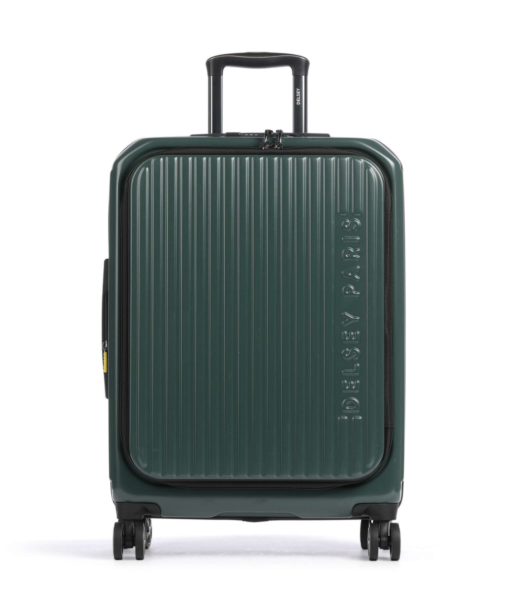 Delsey Paris Securitime Spinner (4 wheels) deep green