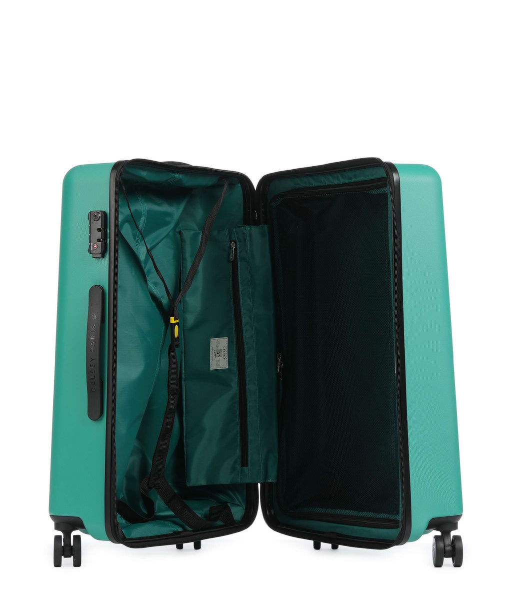 Delsey Paris x United Colors of Benetton Fabrica Spinner (4 wheels) green