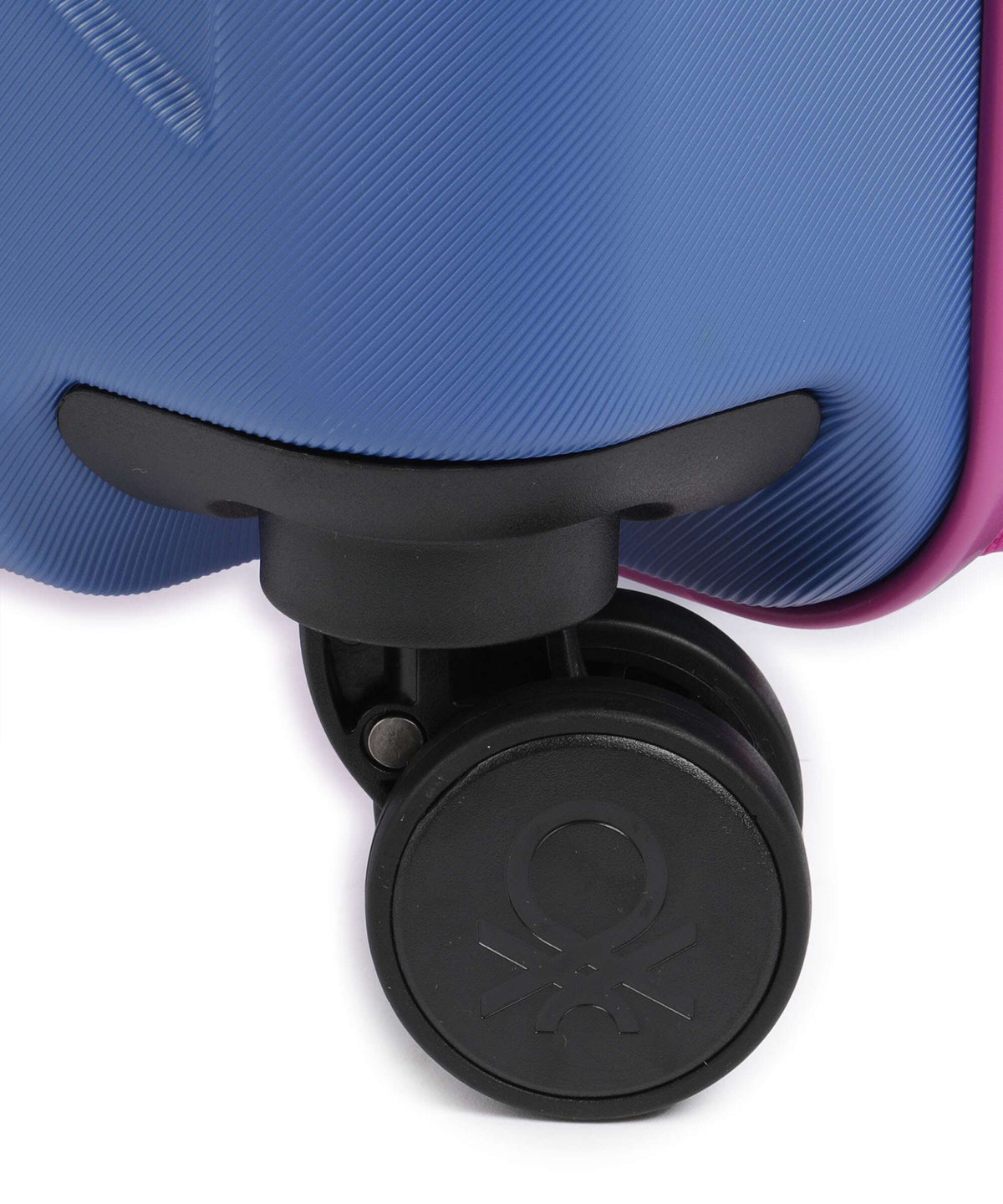 Delsey Paris x United Colors of Benetton Fabrica Spinner (4 wheels) blue