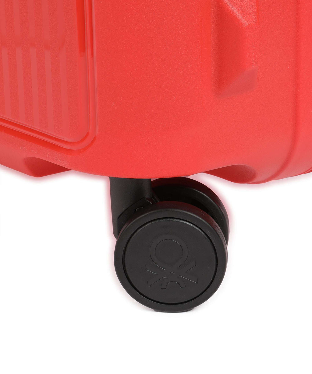 Delsey Paris x United Colors of Benetton CB Hard Spinner (4 wheels) red