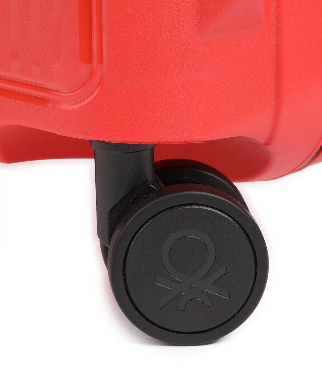 Delsey Paris x United Colors of Benetton CB Hard Spinner (4 wheels) red