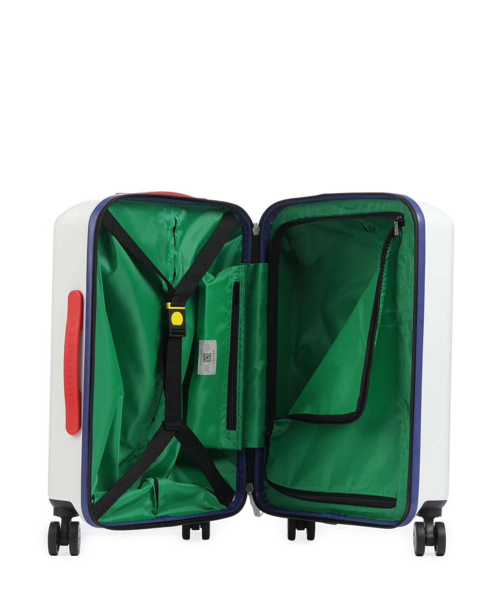 Delsey Paris x United Colors of Benetton United Spinner (4 wheels) white