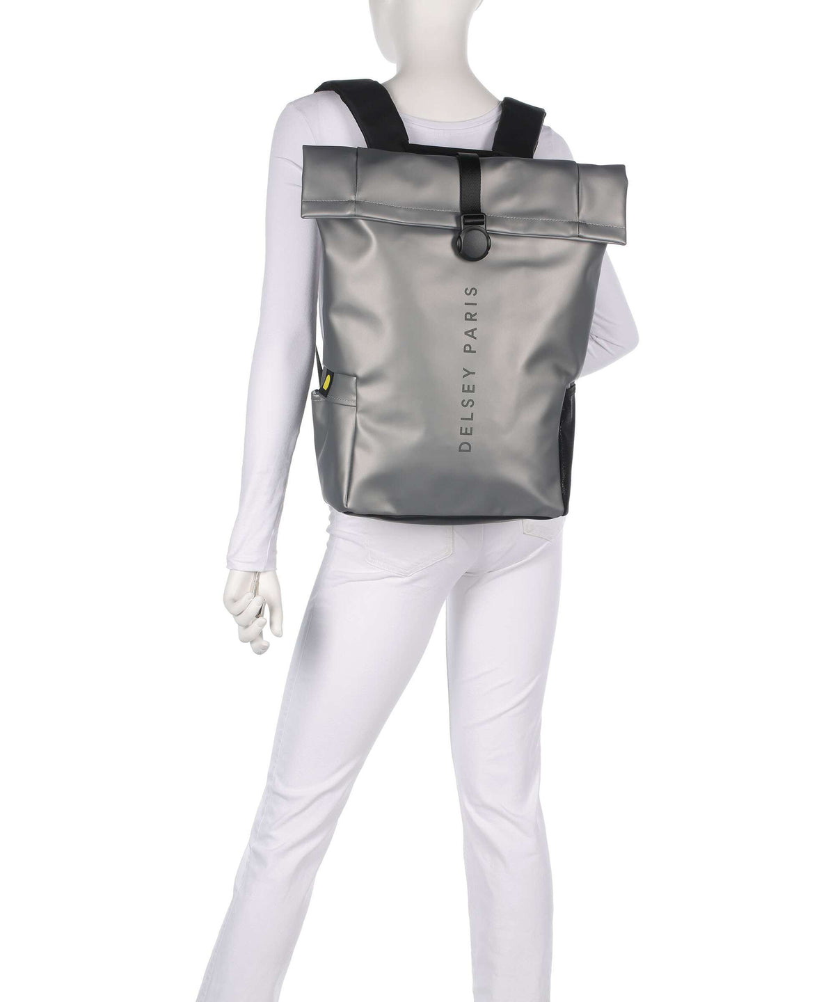 Delsey Paris Turenne Soft Rolltop backpack silber