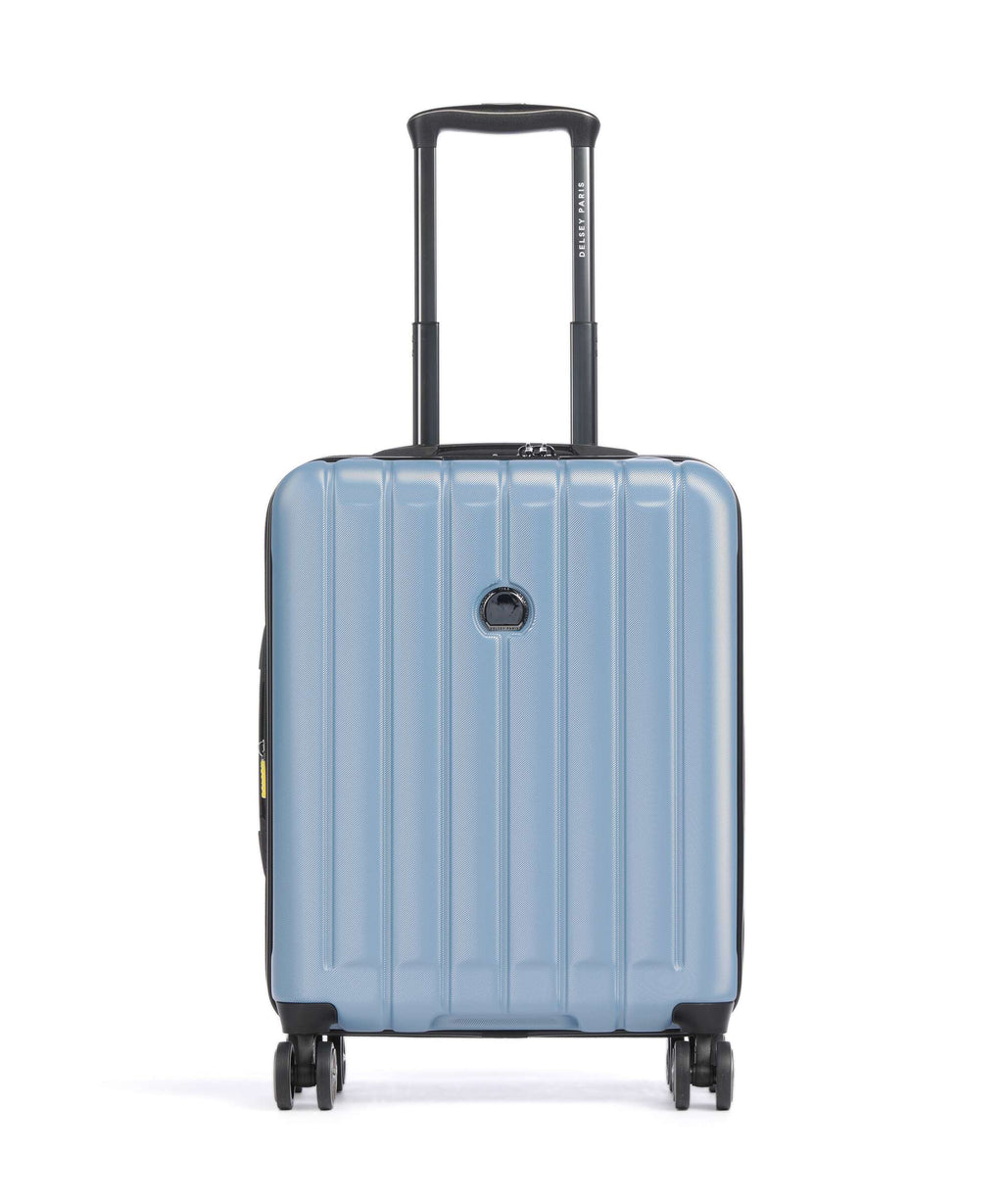 Delsey Paris Longitude Slim Spinner (4 wheels) blue