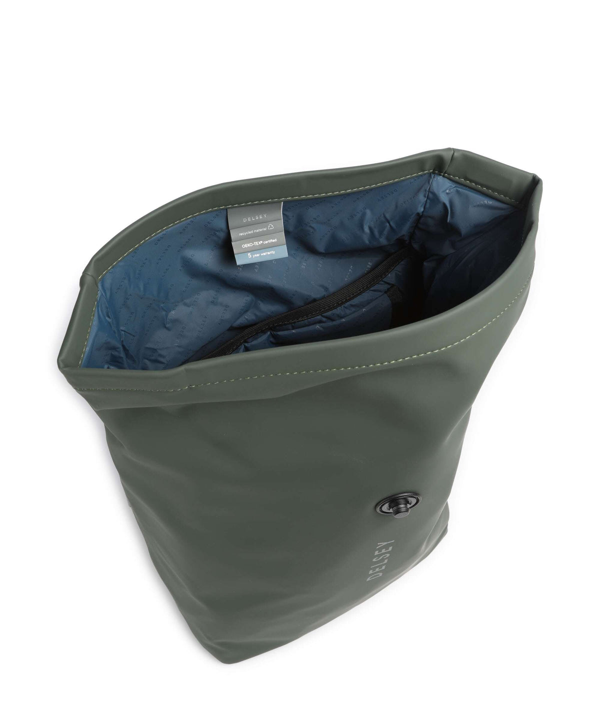 Delsey Paris Turenne Soft Rolltop backpack green