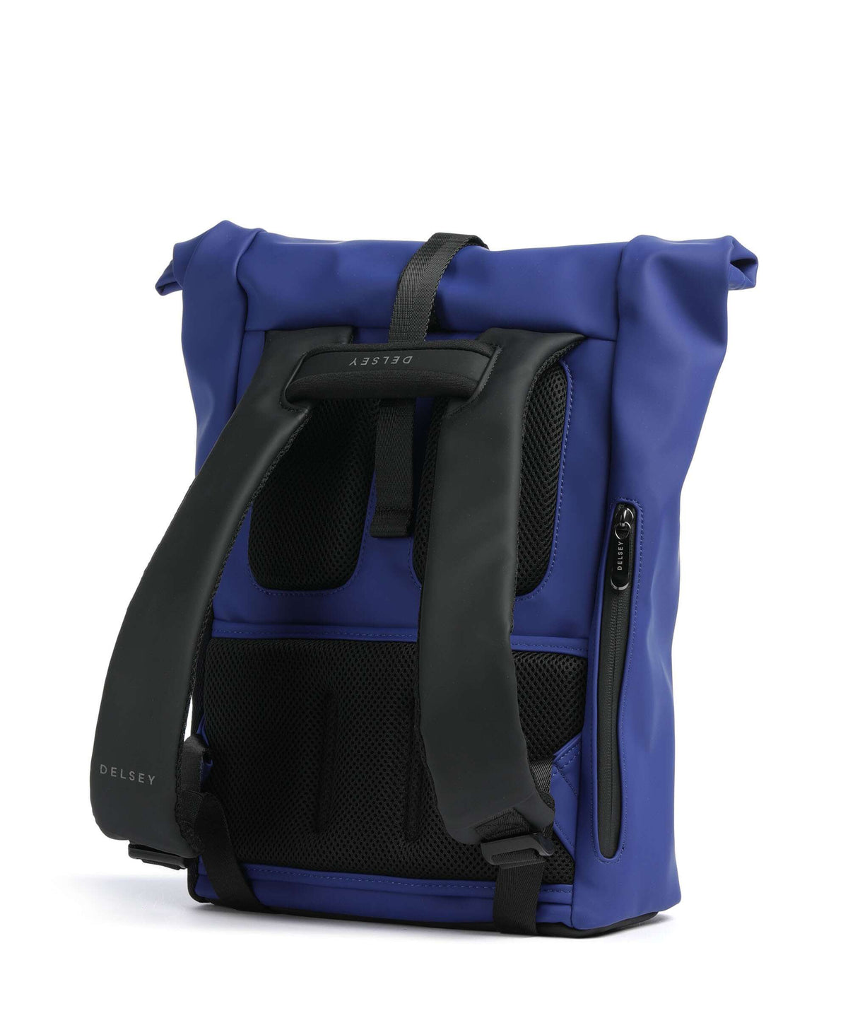 Delsey Paris Turenne Soft Rolltop backpack electric blue