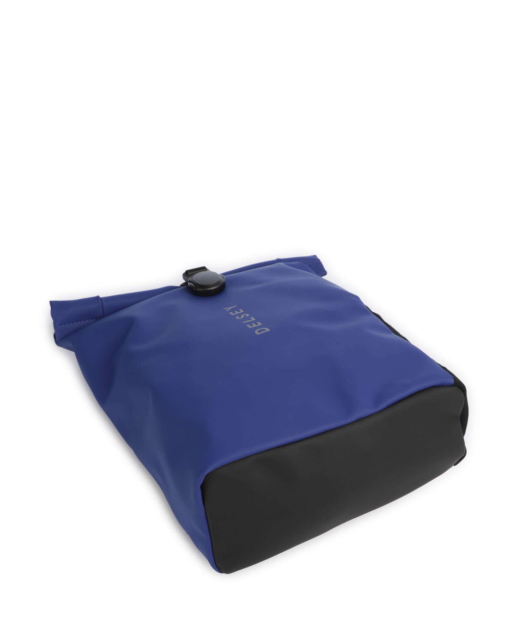 Delsey Paris Turenne Soft Rolltop backpack electric blue