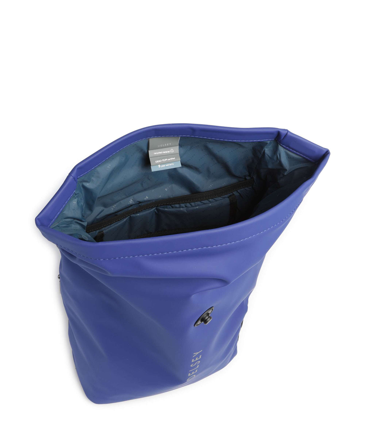 Delsey Paris Turenne Soft Rolltop backpack electric blue